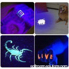 12 Leds Ultraviolet UV flashlight Blacklight Pet Dog Stain & Urine Detector Light Torch Ultra Violet Flashlight, Find Stains on Carpet, Rugs or Furniture Material